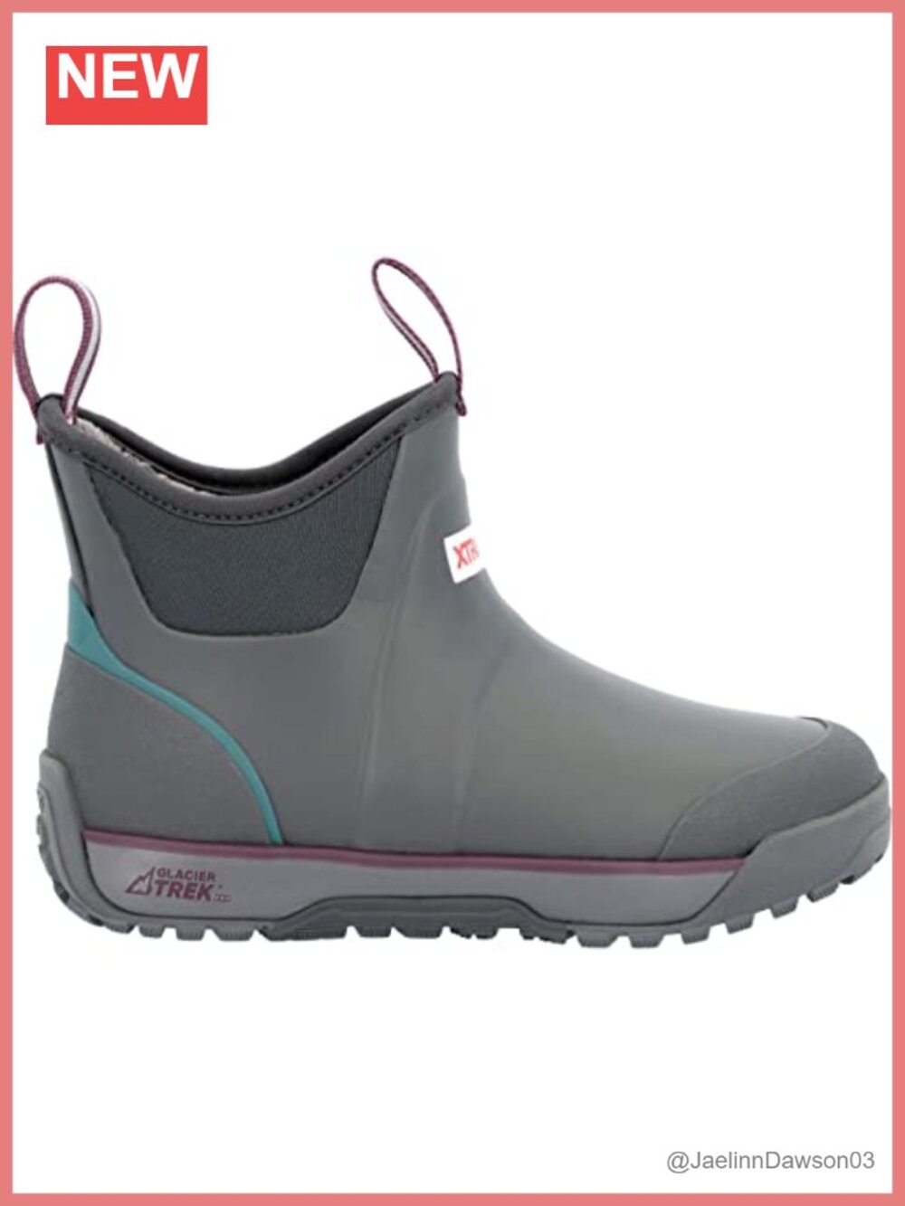 XTRATUF Waterproof Fleece Lined Ankle Deck Boot Slip Resistant